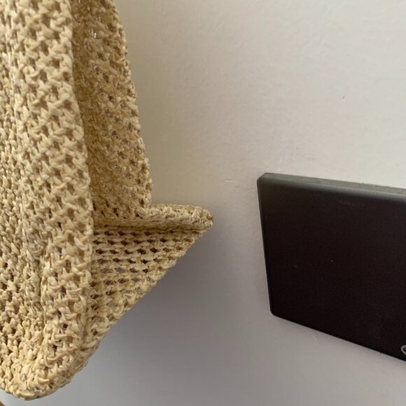 AB Woven Beach Shopper Everyday Large Capacity Tote Bag Handbag - Picture 3 of 13